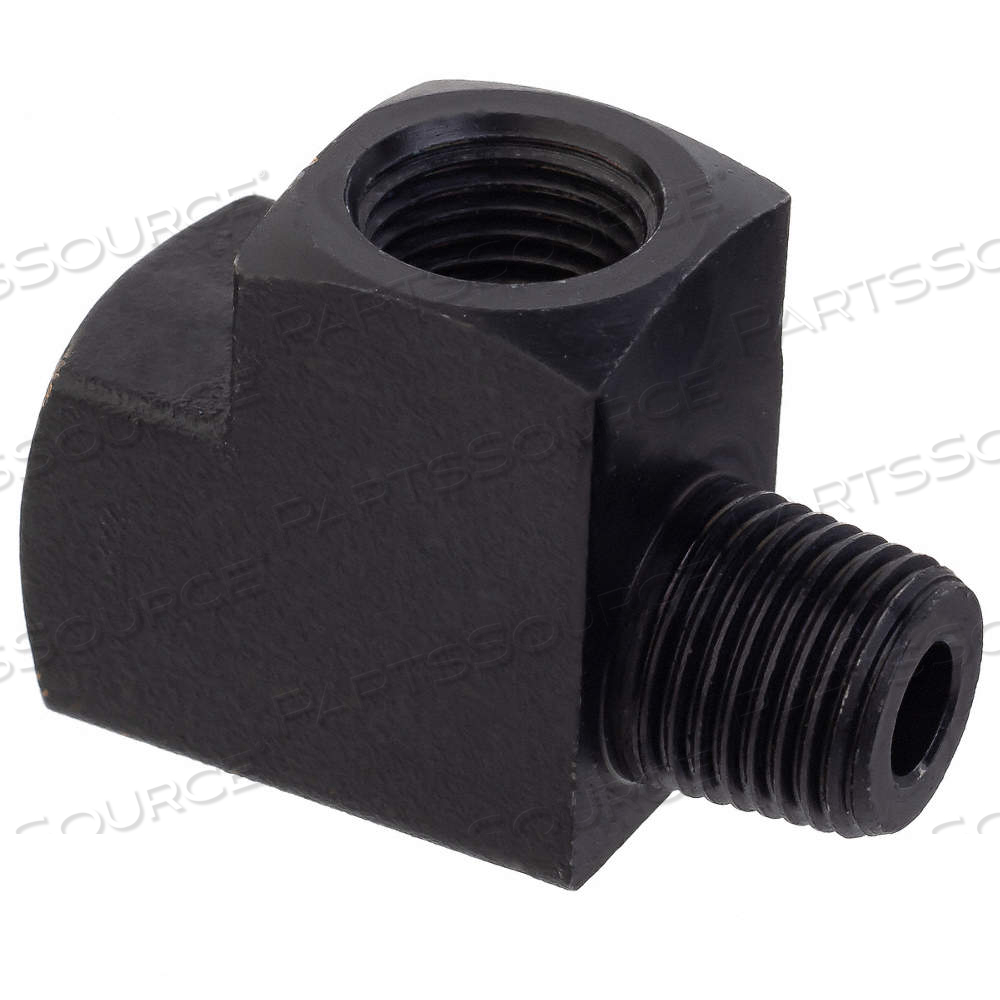 RUN TEE, BLACK ZINC-PLATED BRASS, 1/8 IN X 1/8 IN FITTING PIPE SIZE, FEMALE NPTF X MALE NPTF by Approved Vendor RUN TEE, BLACK ZINC-PLATED BRASS, 1/8 IN X 1/8 IN FITTING PIPE SIZE, FEMALE NPTF X MALE NPTF by Approved Vendor