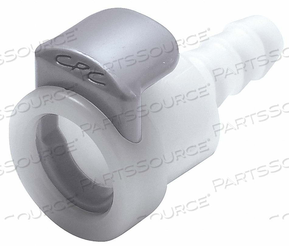 3/8 IN-LINE HOSE BARB NON-VALVED  ACETAL (POM) COUPLING BODY by Colder Products Company