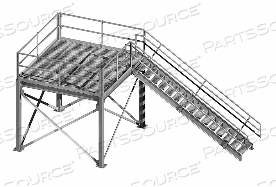 GUARD TOWER GALV STEEL 8X10X20 FT H by Porta-King GUARD TOWER GALV STEEL 8X10X20 FT H by Porta-King