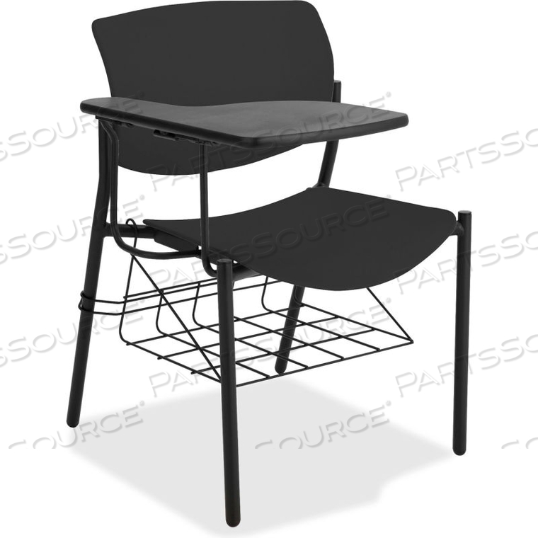 WRITING TABLET STUDENT CHAIRS - BLACK - SET OF 2 