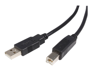 15FT USB 2.0 A MALE - B MALE CABLE - BLACK by StarTech.com Ltd. 15FT USB 2.0 A MALE - B MALE CABLE - BLACK by StarTech.com Ltd.
