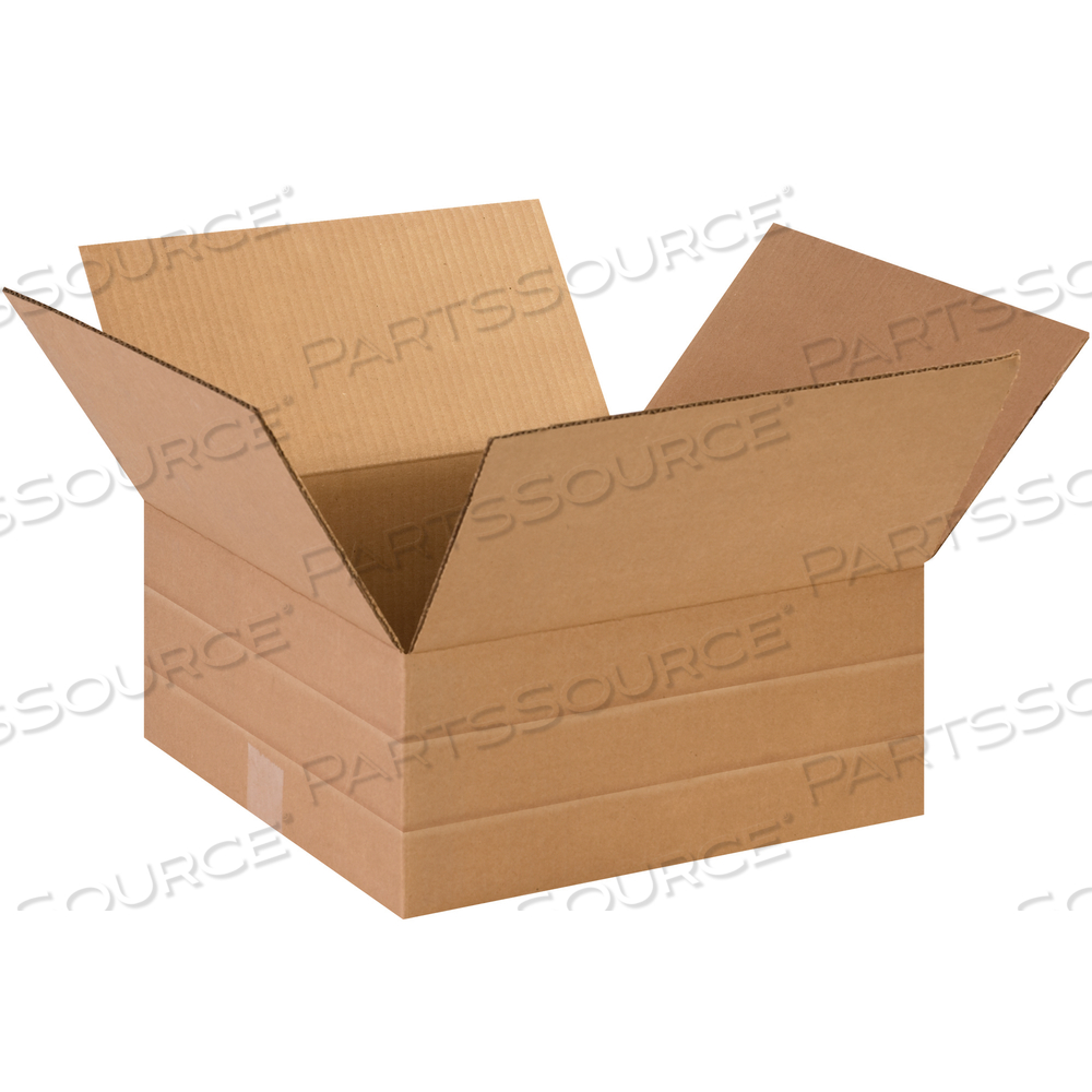 MULTI-DEPTH CORRUGATED BOXES, 14" X 14" X 6", KRAFT, 25/BUNDLE by BOX Partners (Box Acquisitions, LLC)