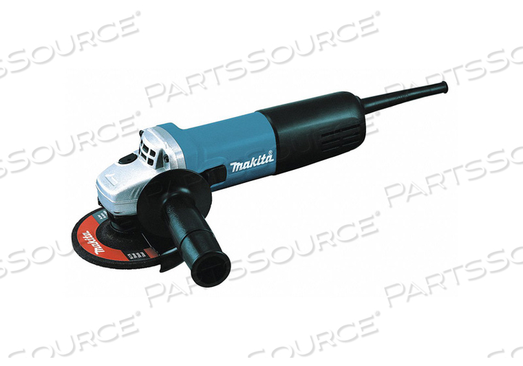 4-1/2" ANGLE GRINDER, 6 AMP, 10,000 RPM, 5/8"-1, AC/DC by Makita