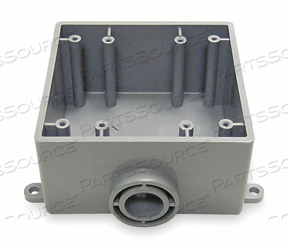 WEATHERPROOF BOX 2GANG 3/4 IN HUB PVC by Cantex