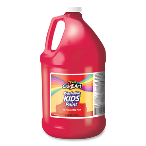 WASHABLE KIDS PAINT, RED, 1 GAL BOTTLE by Cra-Z-Art