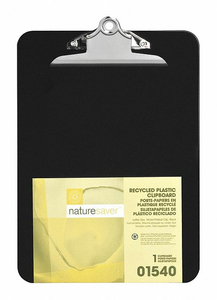 PLASTIC CLIPBOARDSPLASTICBLACK by Nature Saver