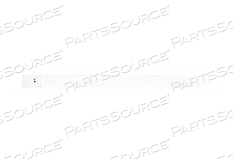 ID WRISTBAND ADHESIVE WHITE PK500 by Identiplus
