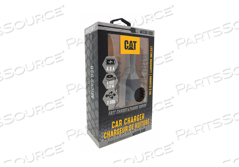 USB CAR CHARGER CHARGES UP TO 3 DEVICES by CAT USB CAR CHARGER CHARGES UP TO 3 DEVICES by CAT