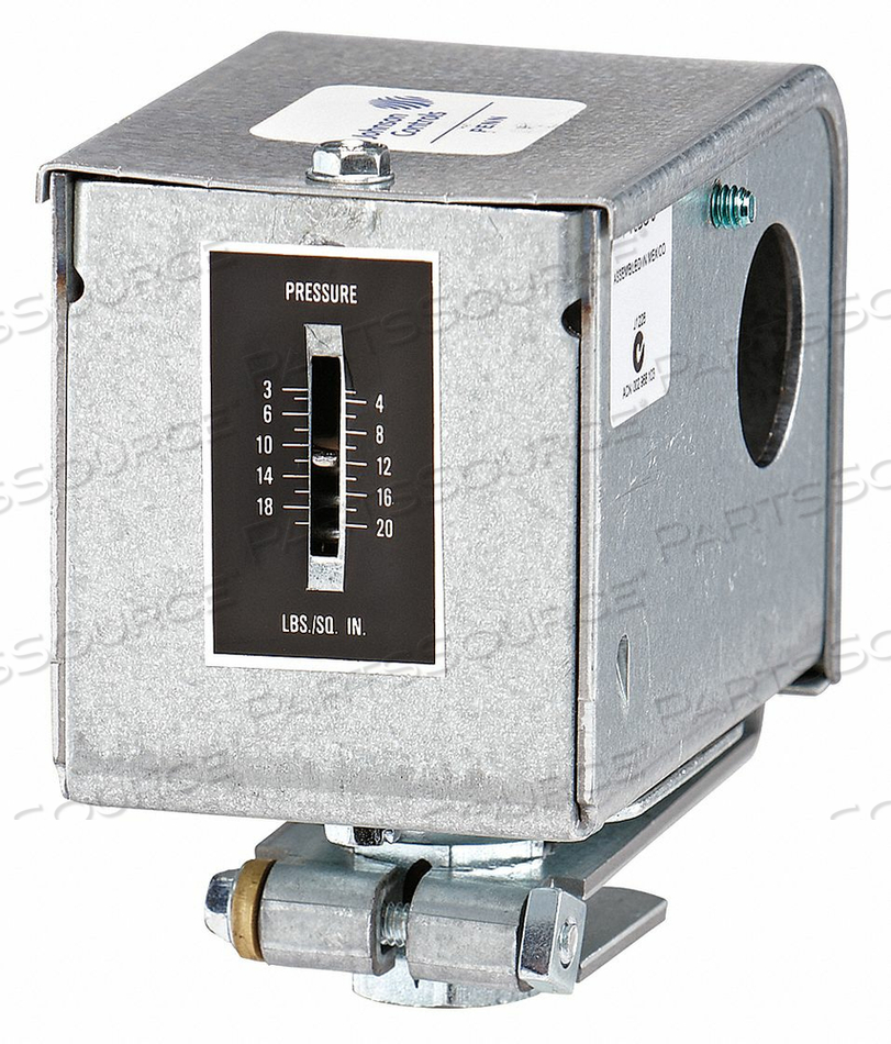 SPDT LOW PRESSURE CONTROL 3/20 PSI by Johnson Controls SPDT LOW PRESSURE CONTROL 3/20 PSI by Johnson Controls