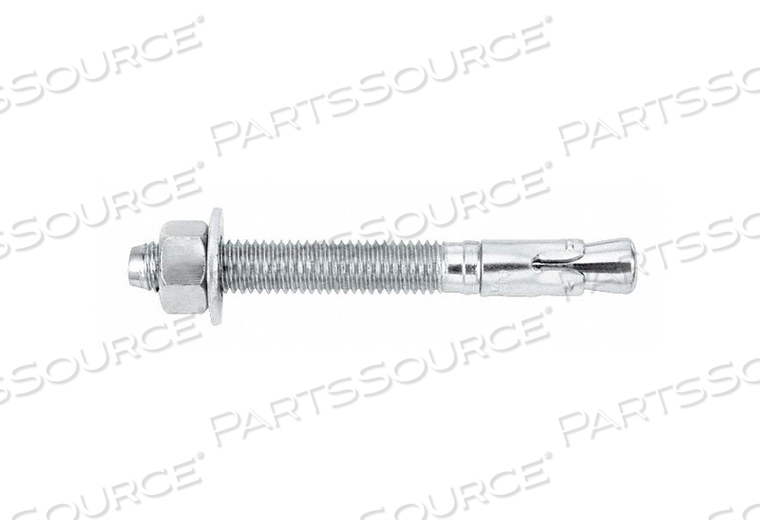 POWER-STUD+ WEDGE EXPANSION ANCHOR, SD1, 5/8" X 6" - 25 PK by Powers Fasteners POWER-STUD+ WEDGE EXPANSION ANCHOR, SD1, 5/8" X 6" - 25 PK by Powers Fasteners