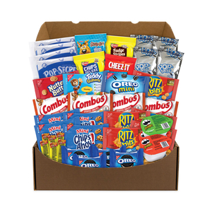 QUARANTINE SNACK BOX, 42 ASSORTED SNACKS, 5 LB BOX by Snack Box Pros