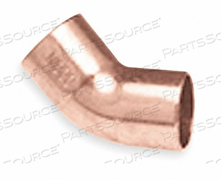 ELBOW 45 DEG. WROT COPPER 1/4 TUBE CXC by Nibco ELBOW 45 DEG. WROT COPPER 1/4 TUBE CXC by Nibco