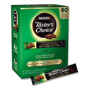 TASTER'S CHOICE STICK PACK, DECAF, 0.06OZ, 80/BOX, 6 BOXES/CARTON by Nescafe