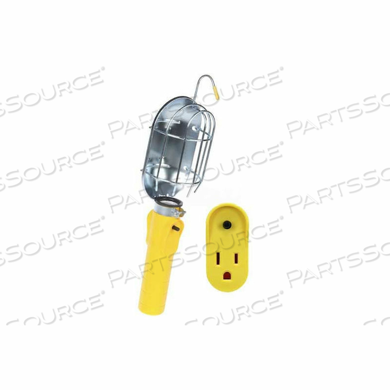 REPLACEMENT INCANDESCENT WORK LIGHT HEAD W/METAL GUARD & SINGLE OUTLET by Bayco