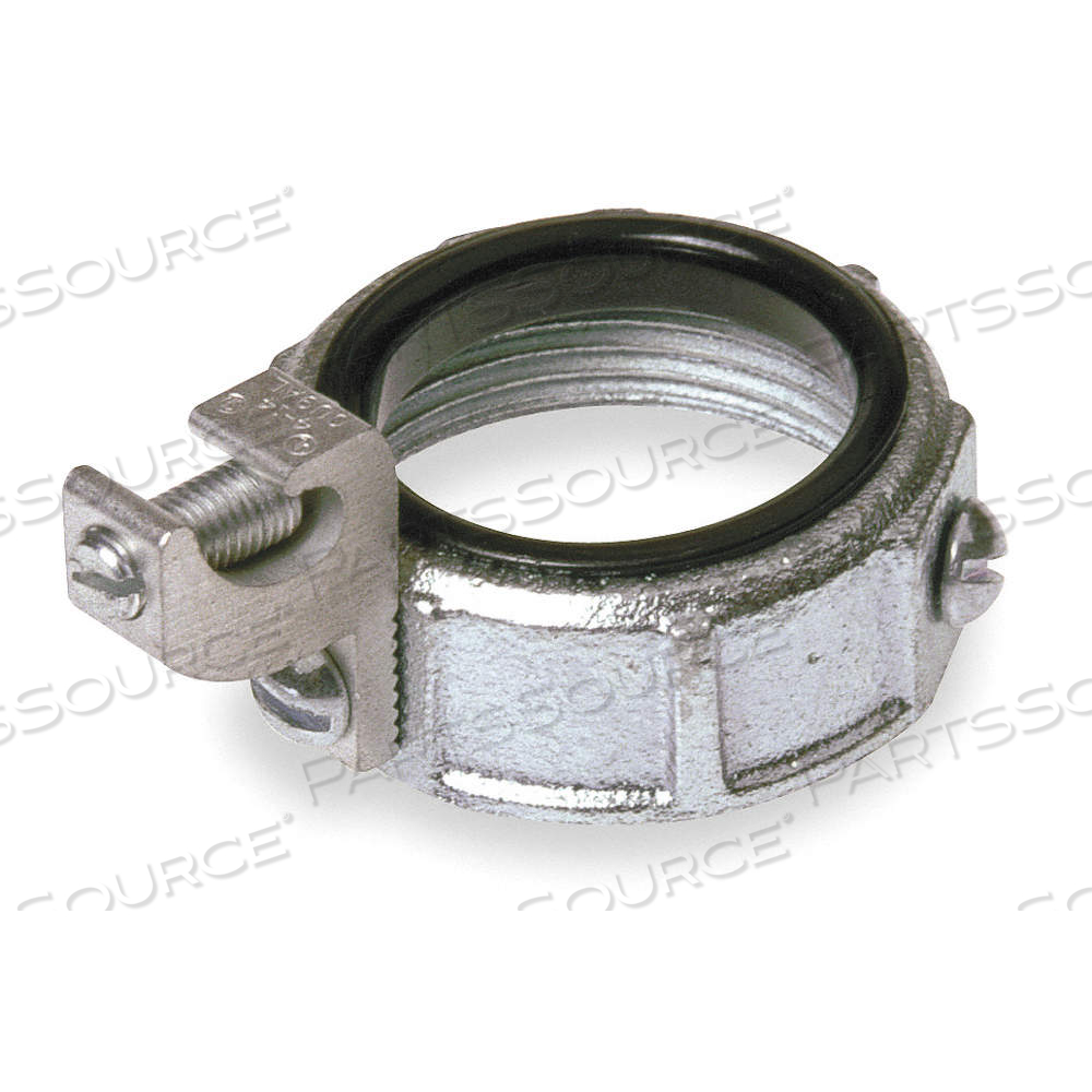 GROUNDING BUSHING, ZINC, PLAIN, 1 1/2 IN TRADE SIZE by Approved Vendor