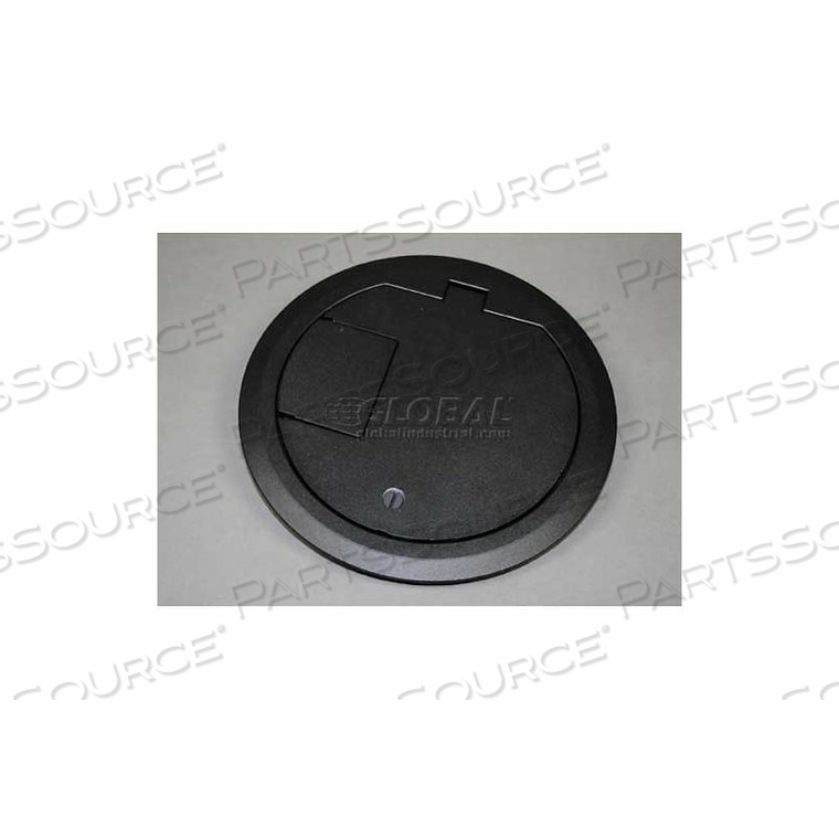 CRFBCTCBKTR FLOOR BOX CRFB SERIES COVER ASSEMBLY TAMPER RESISTANT, BLACK 