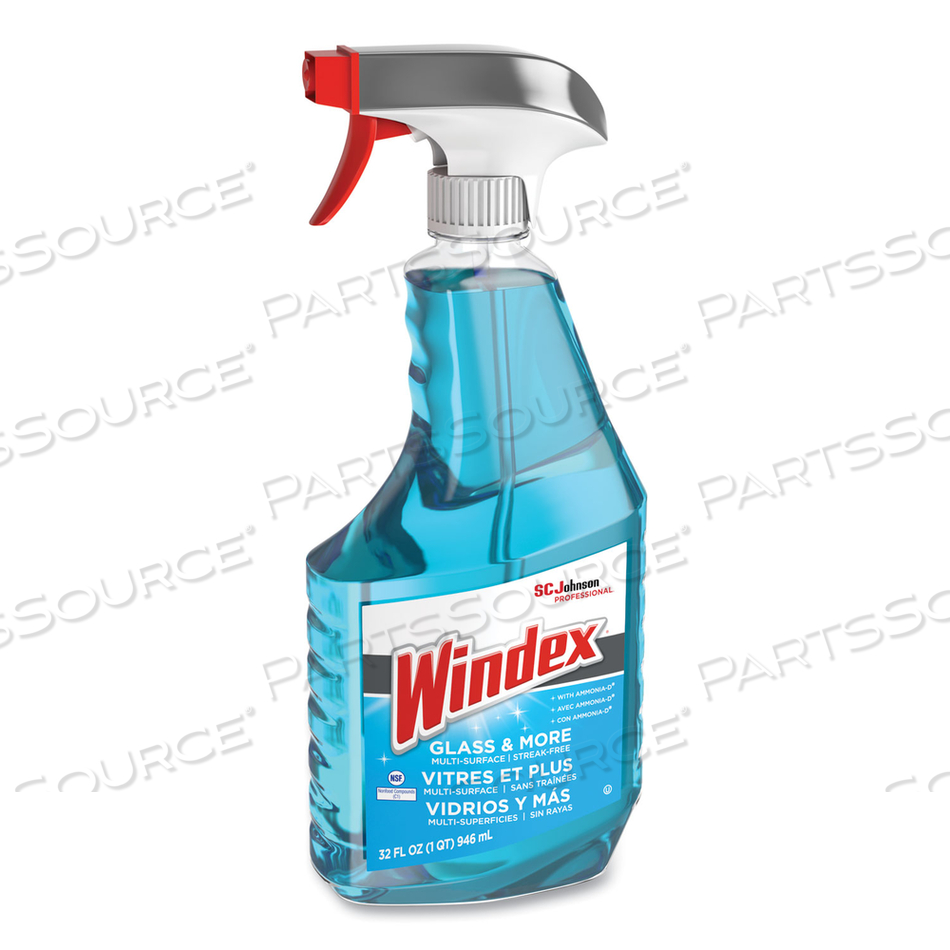 322338 WINDEX GLASS CLEANER, 32 OZ, BOTTLE W/TRIGGER, BLUE, FLORAL, LIQUID-RTU by Windex