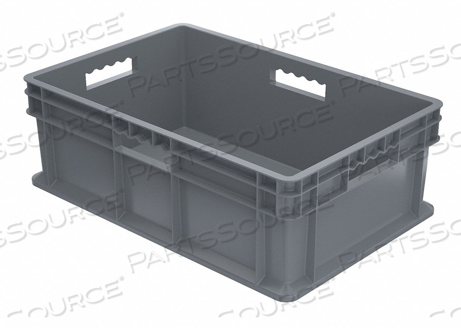 CONTAINER 23-3/4 IN L 15-3/4 IN W GRAY by Akro-Mils / Myers Industries, Inc CONTAINER 23-3/4 IN L 15-3/4 IN W GRAY by Akro-Mils / Myers Industries, Inc