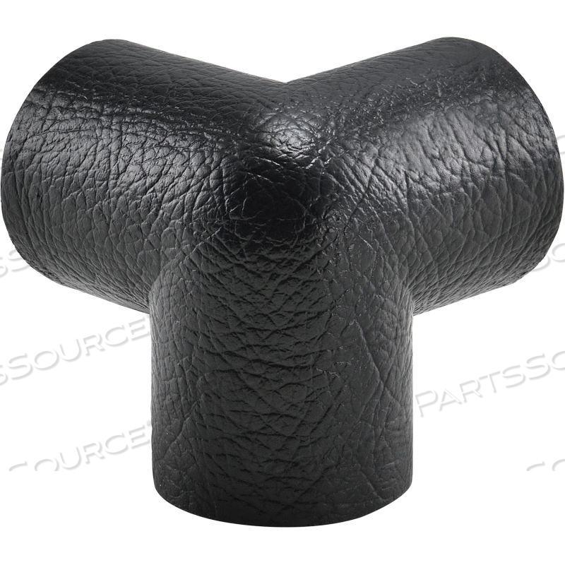 3D PROTECTIVE SAFETY CORNER GUARDS, PU FOAM, ADHESIVE BACKED, BLACK, 1/EACH by Approved Vendor