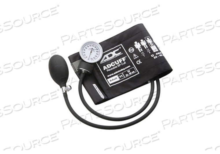 2-TUBE ADULT BLACK DIAL DISPLAY POCKET ANEROID SPHYGMOMANOMETER by American Diagnostic Corporation (ADC) 2-TUBE ADULT BLACK DIAL DISPLAY POCKET ANEROID SPHYGMOMANOMETER by American Diagnostic Corporation (ADC)