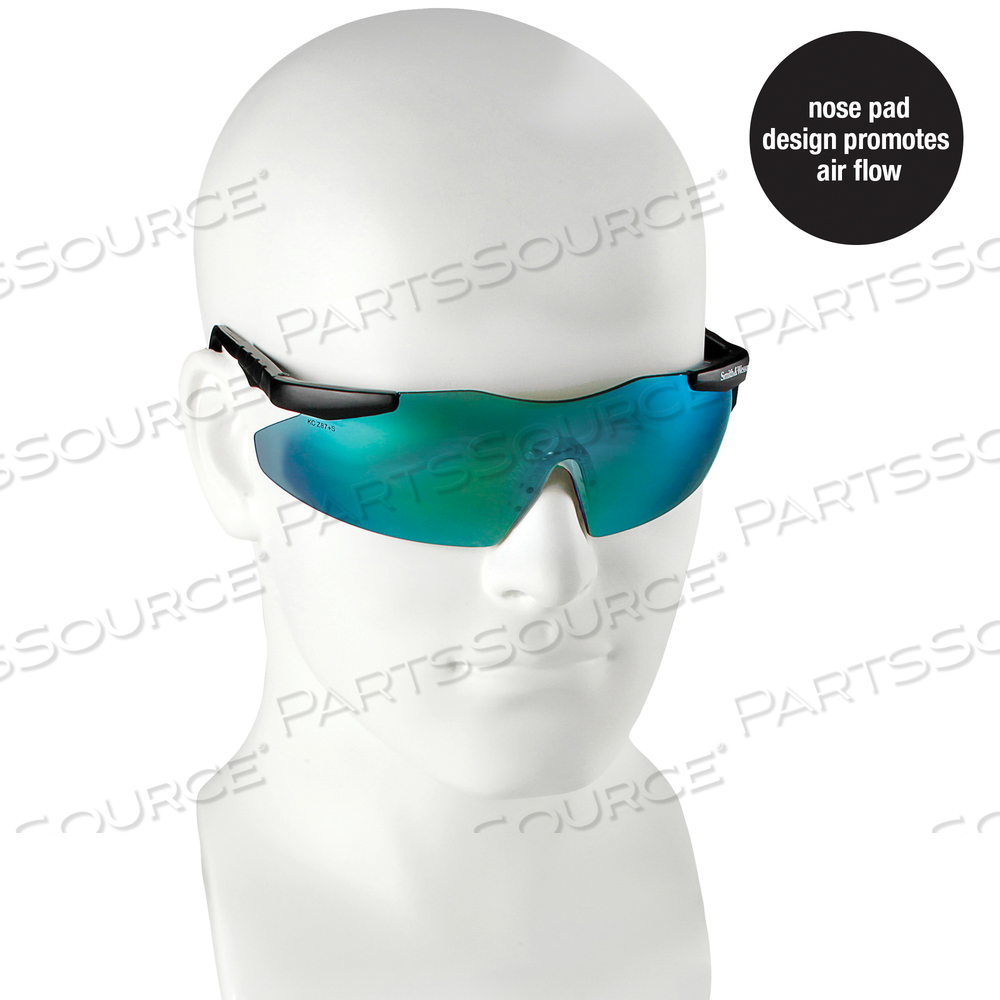 UNIVERSAL 99.9% RATCHETING SAFETY GLASSES by Smith & Wesson
