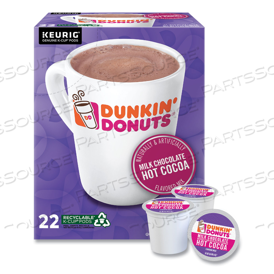 MILK CHOCOLATE HOT COCOA K-CUP PODS by Dunkin Donuts MILK CHOCOLATE HOT COCOA K-CUP PODS by Dunkin Donuts