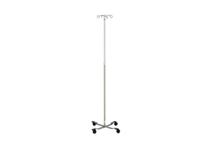 IV STAND ECONOMY 4 HOOK W/SECURE GRIP HOOKS WALL SAVER BASE by Blickman IV STAND ECONOMY 4 HOOK W/SECURE GRIP HOOKS WALL SAVER BASE by Blickman