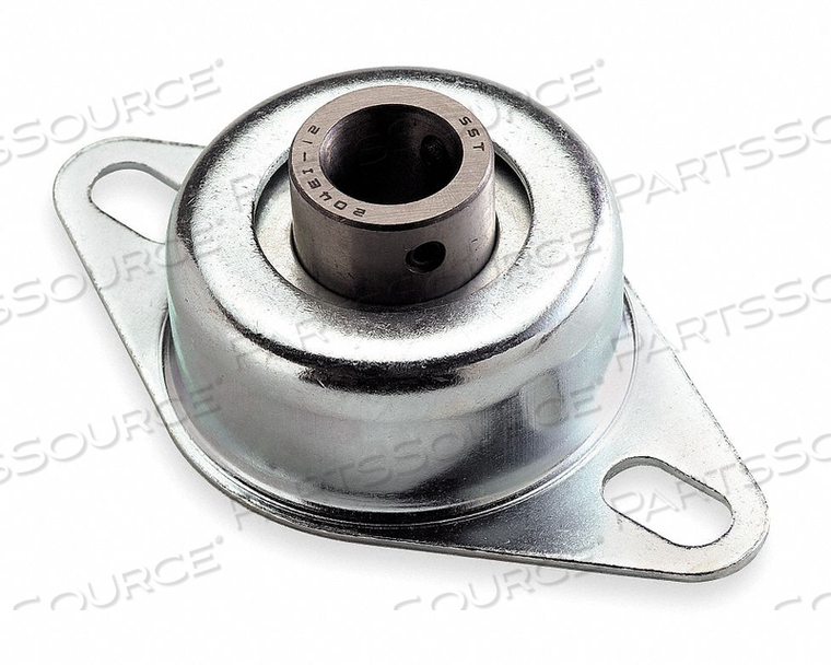 2 BOLT FLANGE BEARING, BEARING INSERT MATERIAL ALLOY STEEL, BEARING INSERT TYPE RADIAL BALL, BORE DIAMETER 5/8 IN, BORE TYPE CYLINDRICAL, CL by DAYTON ELECTRIC MANUFACTURING CO