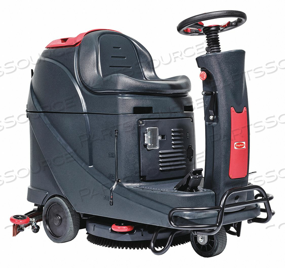 RIDER FLOOR SCRUBBER COMPACT by DAYTON ELECTRIC MANUFACTURING CO RIDER FLOOR SCRUBBER COMPACT by DAYTON ELECTRIC MANUFACTURING CO