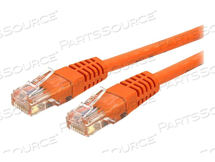 100 FT ORANGE CAT6 / CAT 6 MOLDED PATCH CABLE 100FT - PATCH CABLE - RJ-45 (M) TO RJ-45 (M) - 100 FT - UTP - CAT 6 - MOLDED - ORANGE by StarTech.com Ltd.