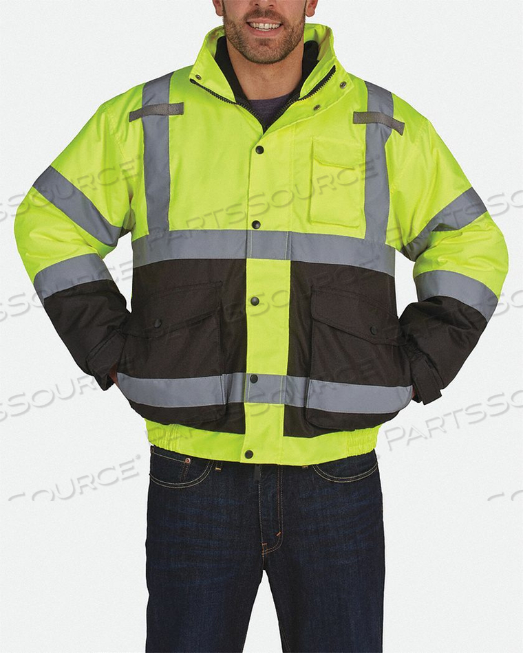 JACKET WITH REMOVABLE LINER L YLLW/BLK by Utility Pro Wear JACKET WITH REMOVABLE LINER L YLLW/BLK by Utility Pro Wear