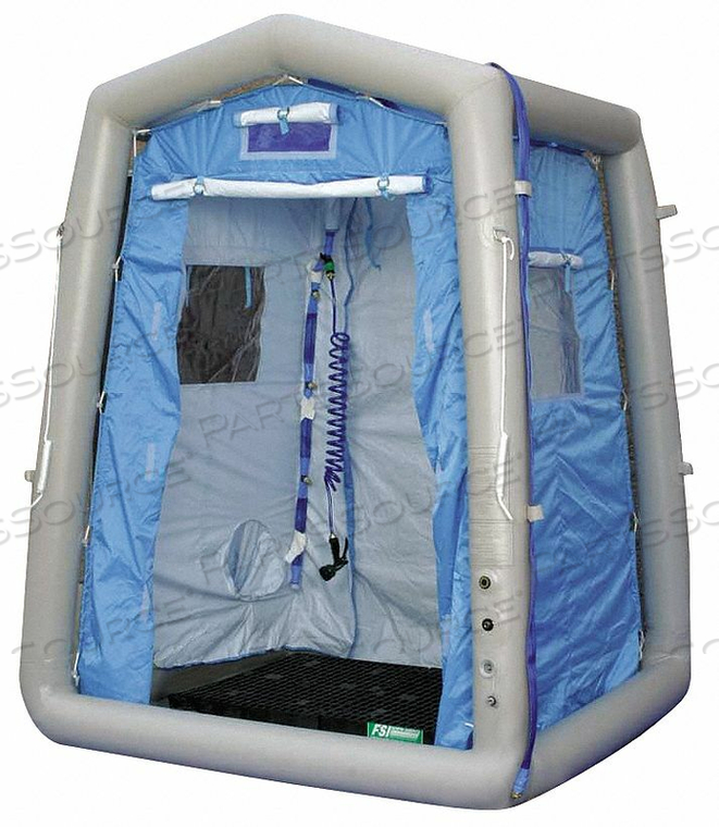 DECONTAMINATION SHOWER SINGLE 84X84X96 by Fsi DECONTAMINATION SHOWER SINGLE 84X84X96 by Fsi