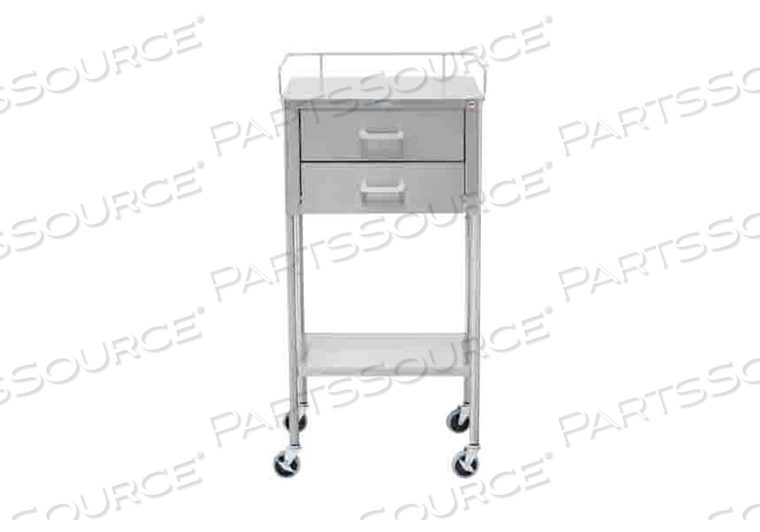 GEORGE TABLE 20"W X 34"H X 16"D W/(2) DRAWERS by Blickman GEORGE TABLE 20"W X 34"H X 16"D W/(2) DRAWERS by Blickman