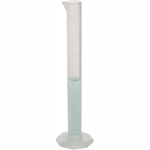 SINGLE SCALE GRADUATED CYLINDER, 10ML CAPACITY, 0.1ML GRADUATION, CLEAR, 1/PK by Bel-Art Products