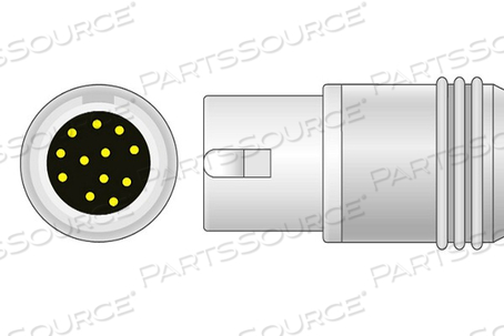 DISPOSABLE DIRECT-CONNECT ECG 3 LEAD CABLE 