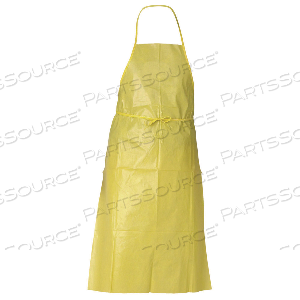 DISPOSABLE APRON YELLOW PK100 by KleenGuard