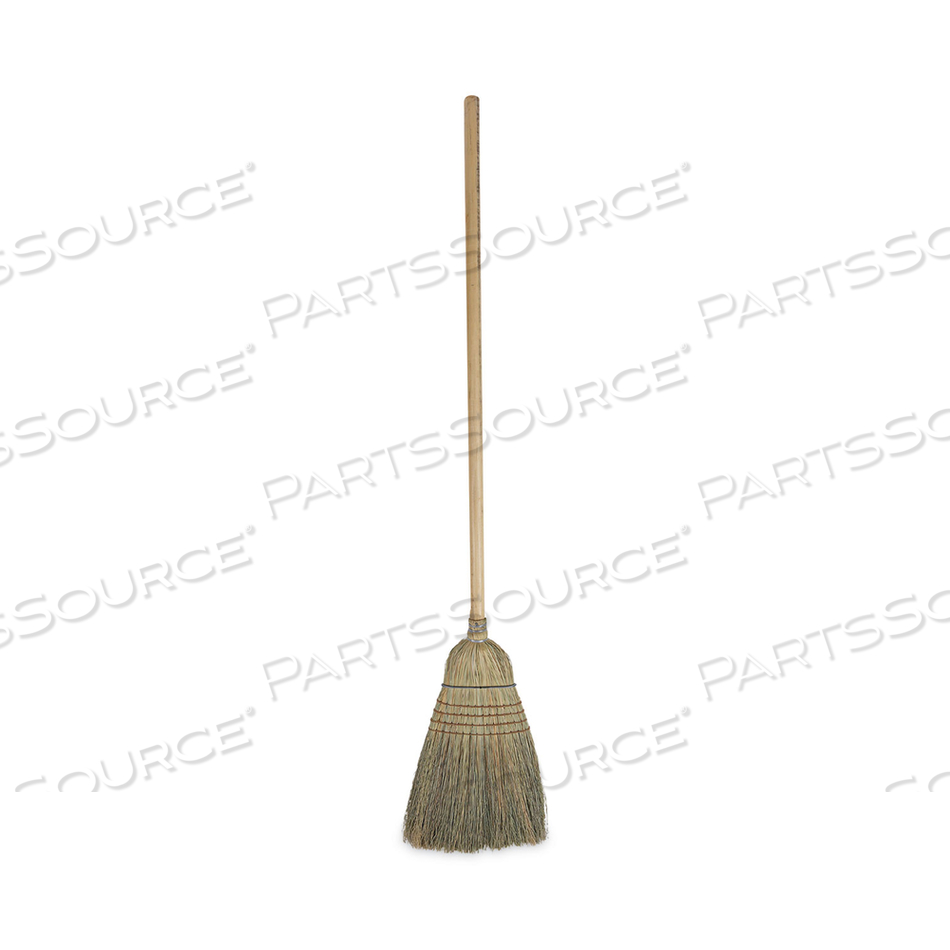WAREHOUSE BROOM, CORN FIBER BRISTLES, 56" OVERALL LENGTH, NATURAL by Boardwalk