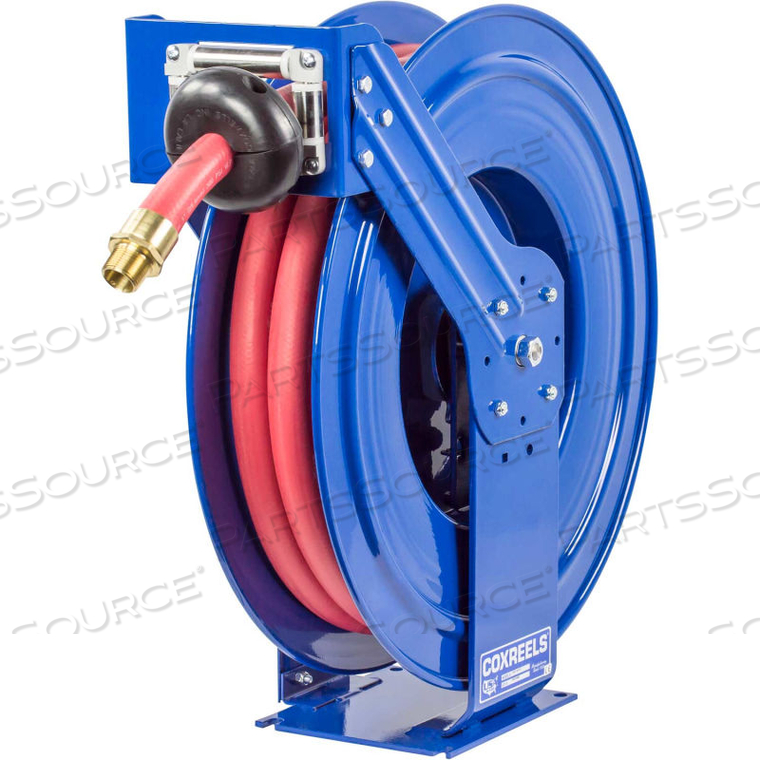3/4"X50' 300 PSI SPRING RETRACTABLE FUEL DELIVERY STEEL HOSE REEL by Coxreels