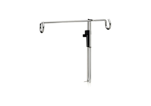 MINI IV POLE, PLUM A+, LATEX-FREE by ICU Medical, Inc.