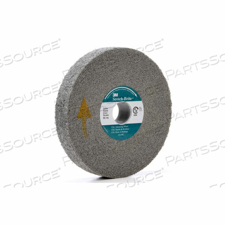 SCOTCH-BRITE EXL DEBURRING WHEEL 6" X 1" X 1" SILICON CARBIDE 9S FIN by 3M Consumer
