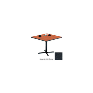 PREMIER HOSPITALITY RESTAURANT TABLE - SQUARE - 24"W X 24"D X 29"H - GRAPHITE NEBULA by Phoenix Office Furn.