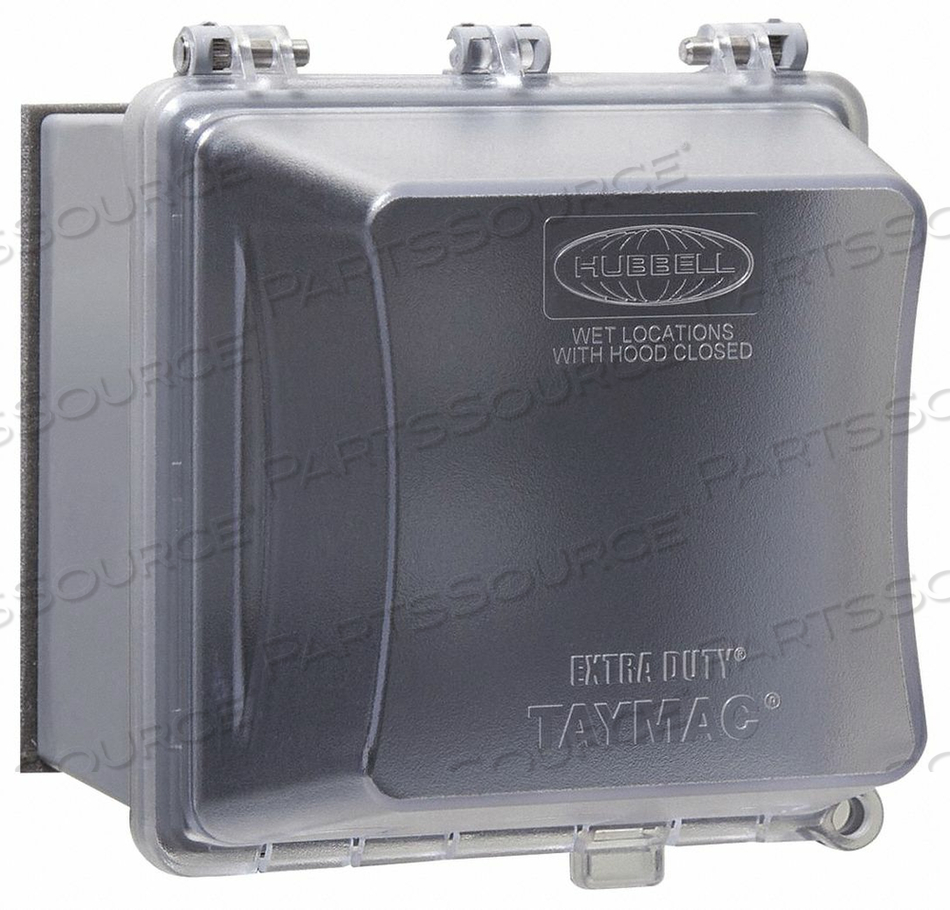 WEATHERPROOF COVER VERTICAL GFCI 4-3/4 by Taymac
