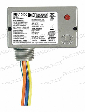 ENCLOSD RELAY 10A SPDT 12VAC/DC POLARIZD by RIB ENCLOSD RELAY 10A SPDT 12VAC/DC POLARIZD by RIB