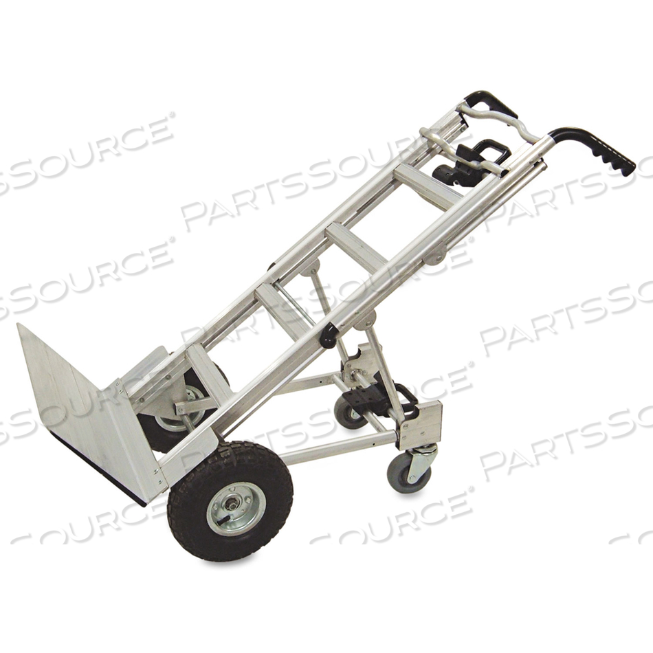 3-IN-1 CONVERTIBLE HAND TRUCK, 800 LB TO 1,000 LB CAPACITY, 21.06 X 21.85 X 48.03, ALUMINUM by Cosco 3-IN-1 CONVERTIBLE HAND TRUCK, 800 LB TO 1,000 LB CAPACITY, 21.06 X 21.85 X 48.03, ALUMINUM by Cosco