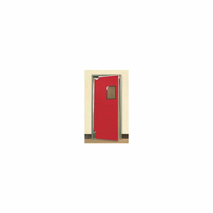 3'0" X 8'0" SINGLE PANEL MEDIUM DUTY RED IMPACT DOOR by Aleco