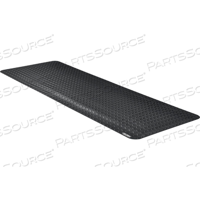 DIAMOND PLATE ERGONOMIC MAT 15/16" THICK 2' X 6' BLACK by Taicang All Mats Plastic Ind DIAMOND PLATE ERGONOMIC MAT 15/16" THICK 2' X 6' BLACK by Taicang All Mats Plastic Ind