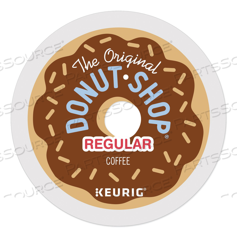 DONUT SHOP COFFEE K-CUPS, REGULAR by The Original Donut Shop DONUT SHOP COFFEE K-CUPS, REGULAR by The Original Donut Shop
