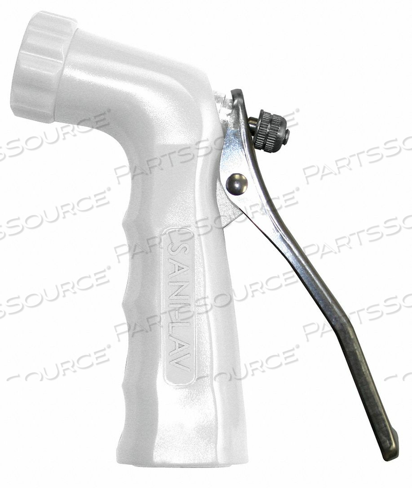 SMALL REINFORCED INDUSTRIAL SPRAY NOZZLE - WHITE by Sani-Lav