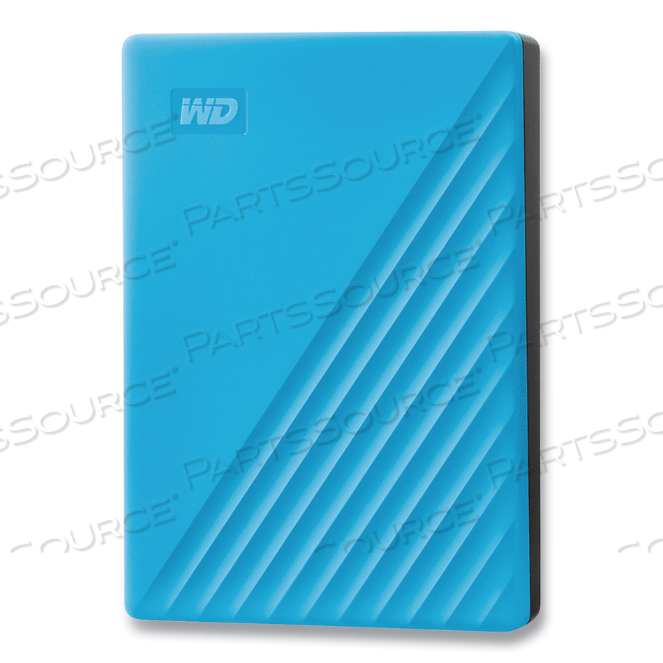 MY PASSPORT EXTERNAL HARD DRIVE, 4 TB, USB 3.2, SKY BLUE MY PASSPORT EXTERNAL HARD DRIVE, 4 TB, USB 3.2, SKY BLUE