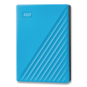 MY PASSPORT EXTERNAL HARD DRIVE, 4 TB, USB 3.2, SKY BLUE by Western Digital